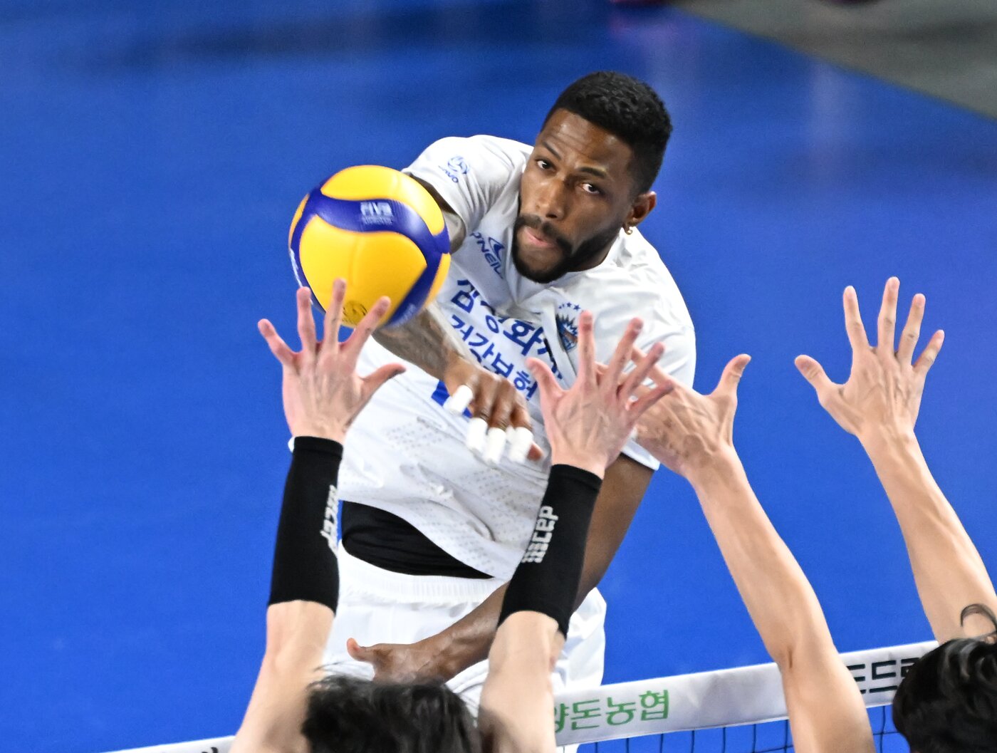 본문 이미지 - 삼성화재의 외국인 선수 요스바니. (KOVO 제공)