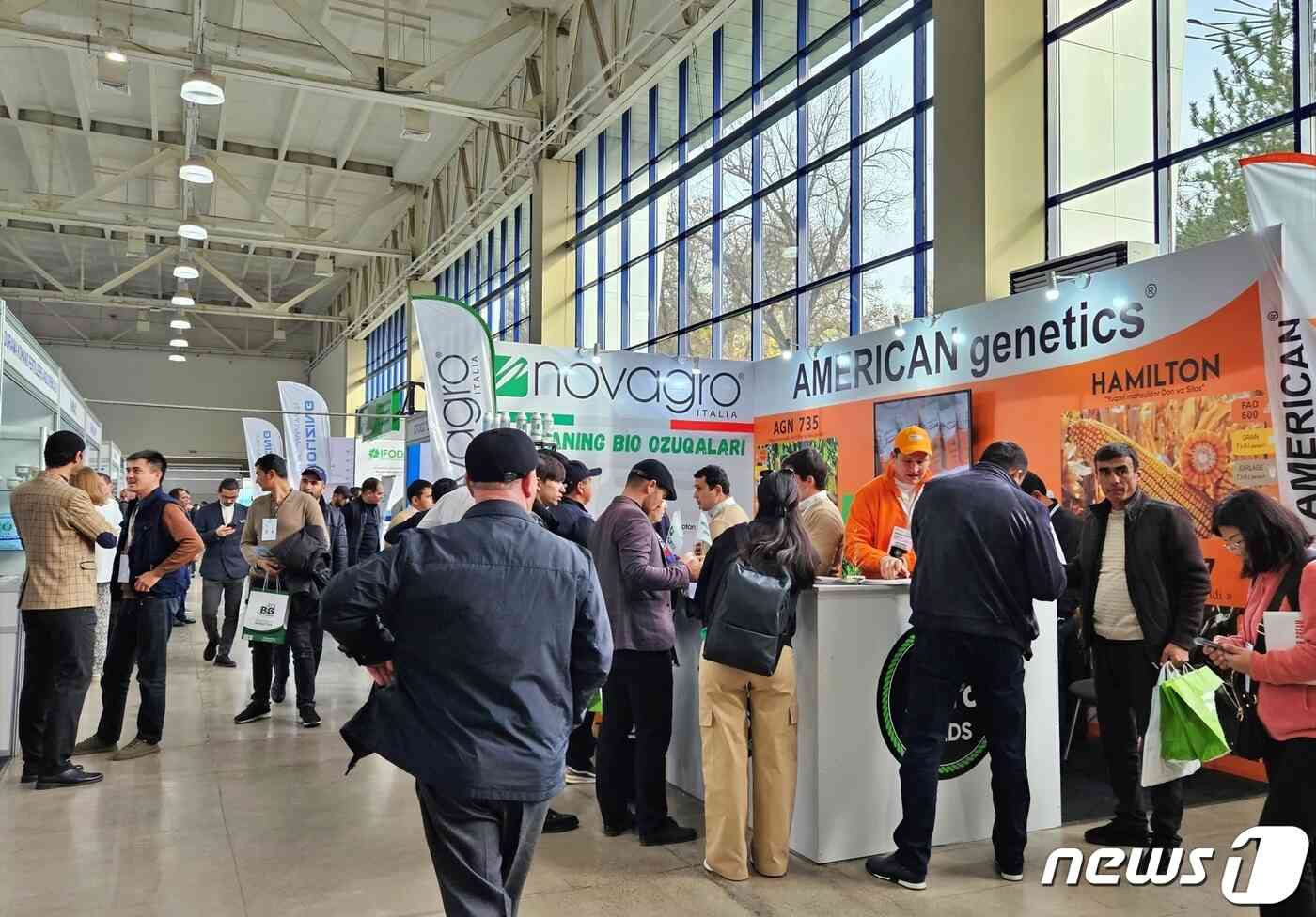 국제농업전시회 '아그라엑스포'가 11월 29일 우즈베키스탄 타슈켄트 전시장에서 열렸다. © 뉴스1 최서윤 기자