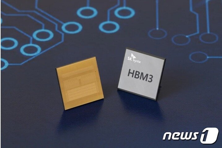 본문 이미지 - SK하이닉스의 HBM3 D램. (SK하이닉스 제공) 