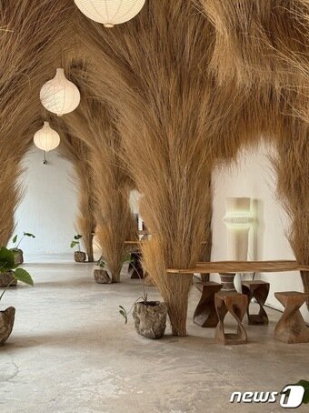 본문 이미지 - 태국 파타야에 있는 하우스 오브 베네딕트 카페 내부 ⓒ News1 이민주 기자