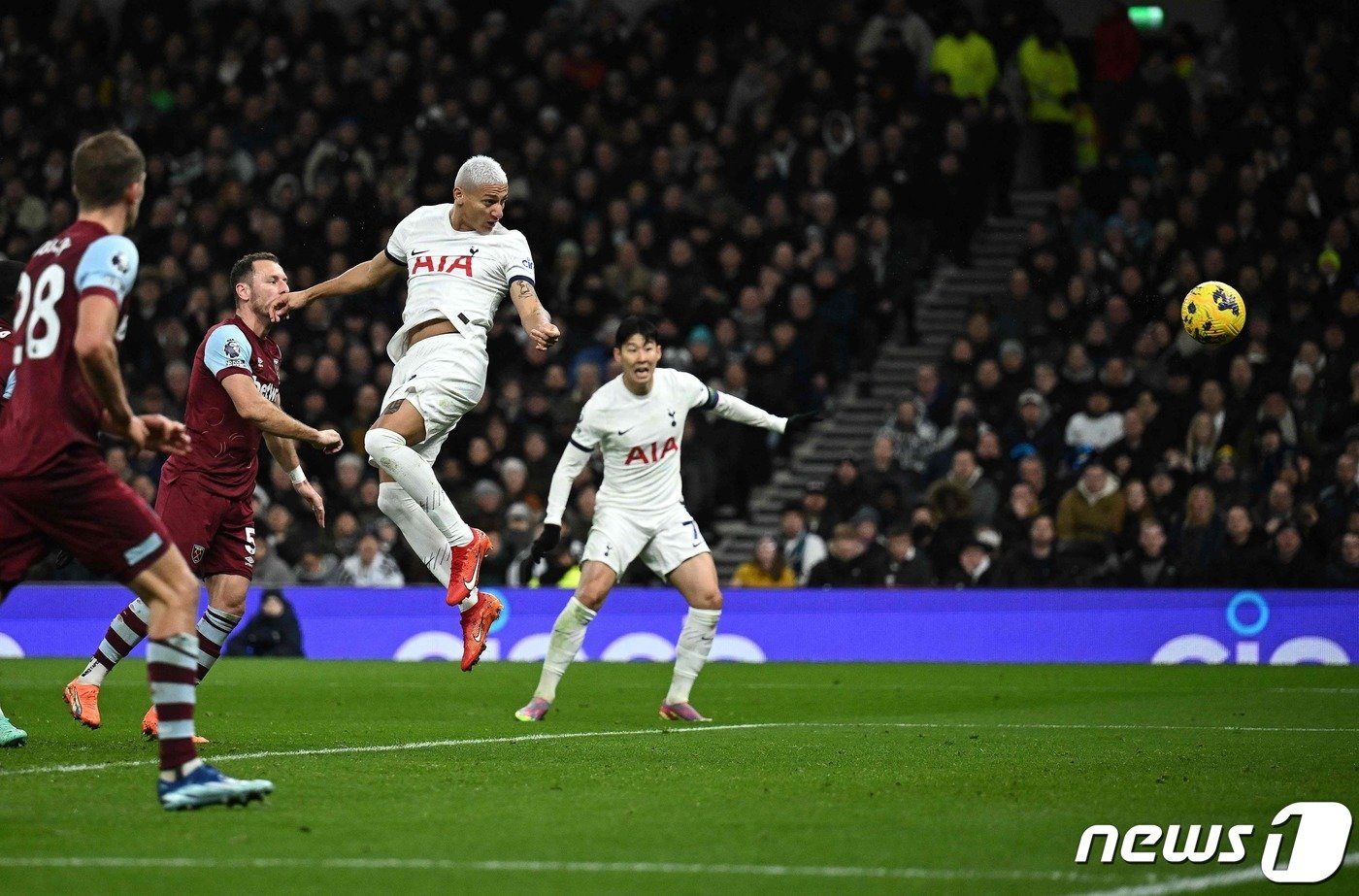 본문 이미지 - 토트넘 히샬리송. ⓒ AFP=뉴스1