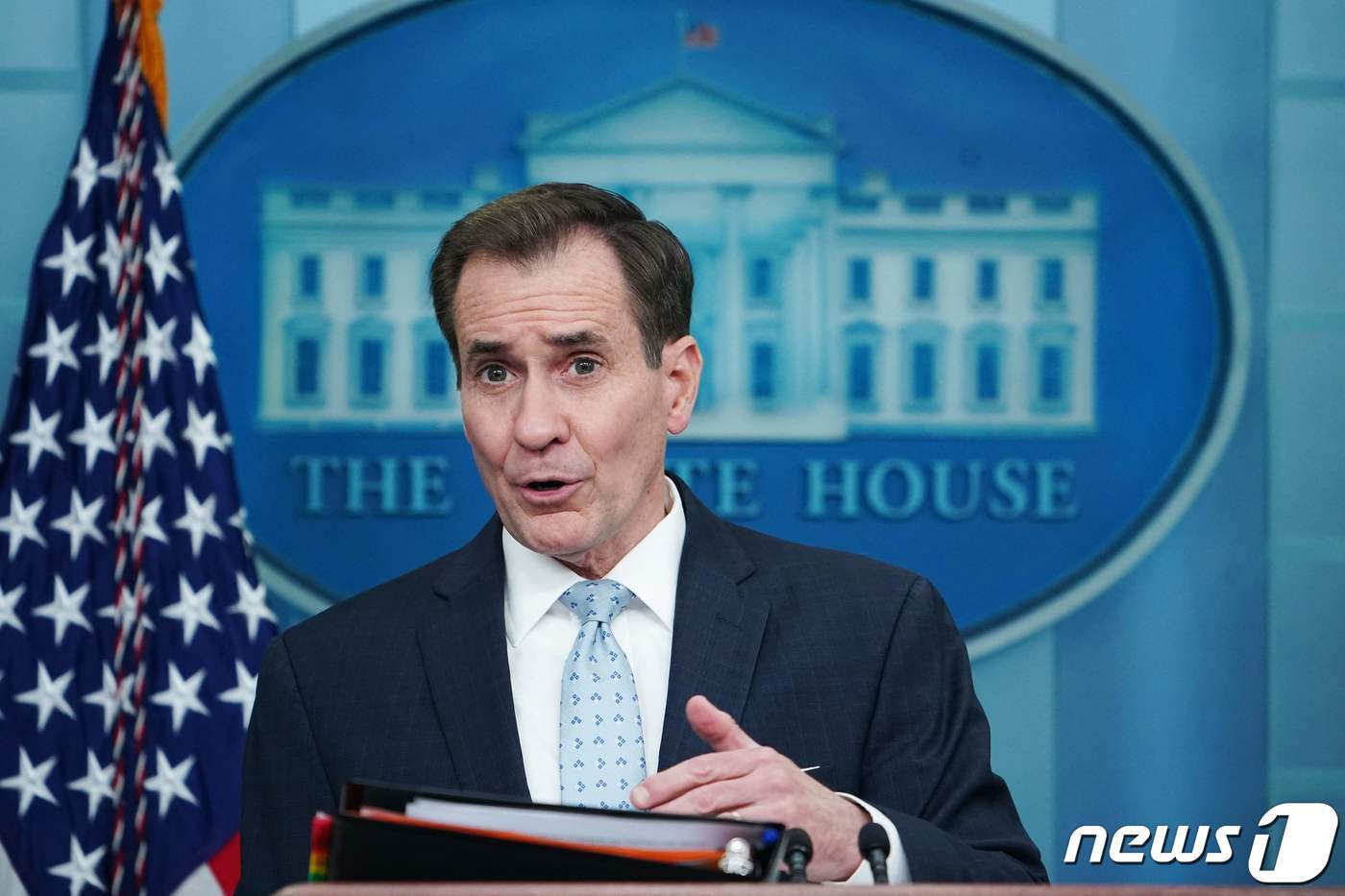 본문 이미지 - 존 커비 백악관 국가안보회의(NSC) 전략 소통 조정관. ⓒ AFP=뉴스1 ⓒ News1 우동명 기자