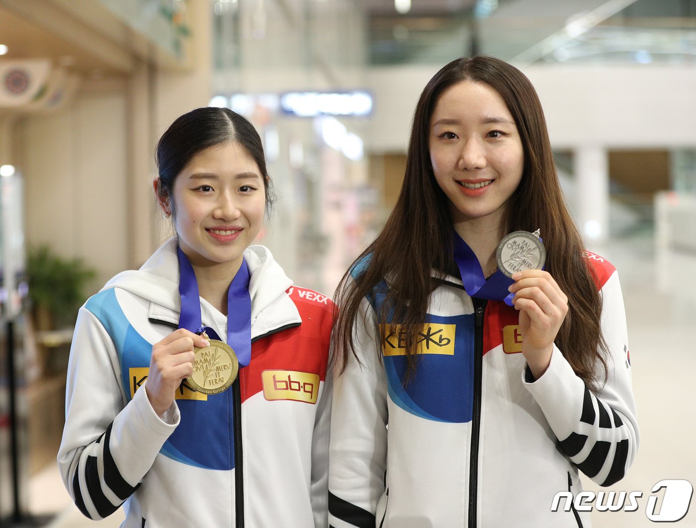 여자 피겨스케이팅 대표 이해인&#40;왼쪽&#41;과 김예림. /뉴스1 ⓒ News1 신웅수 기자