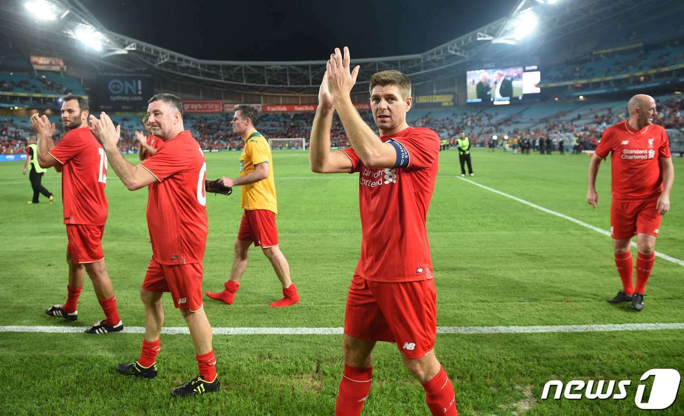 본문 이미지 - 리버풀의 레전드 스티븐 제라드. ⓒ AFP=뉴스1