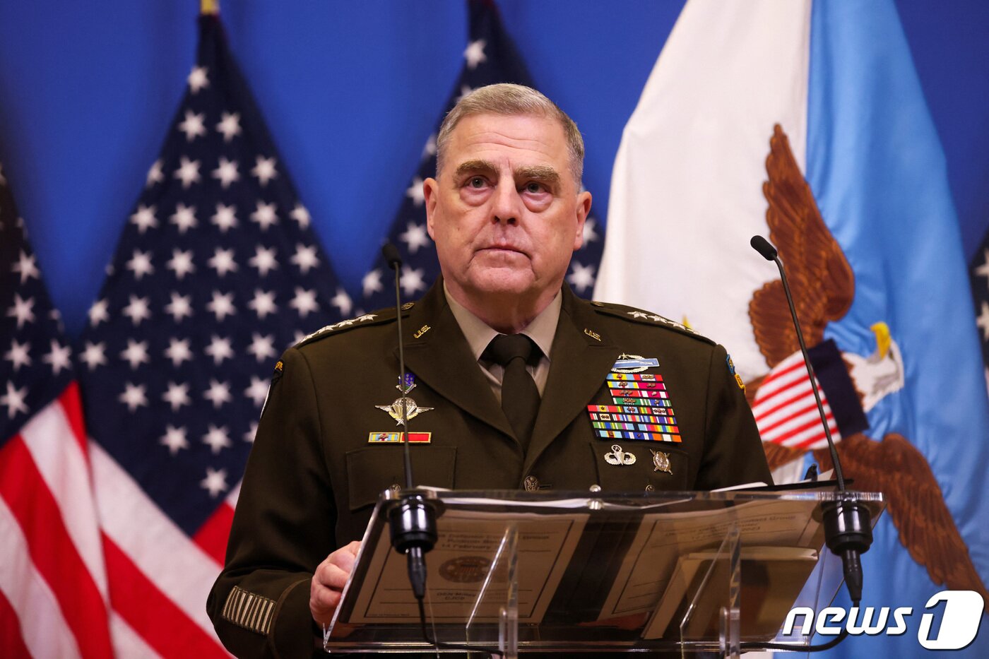 본문 이미지 - 마크 밀리 미국 합참의장. ⓒ 로이터=뉴스1 ⓒ News1 우동명 기자