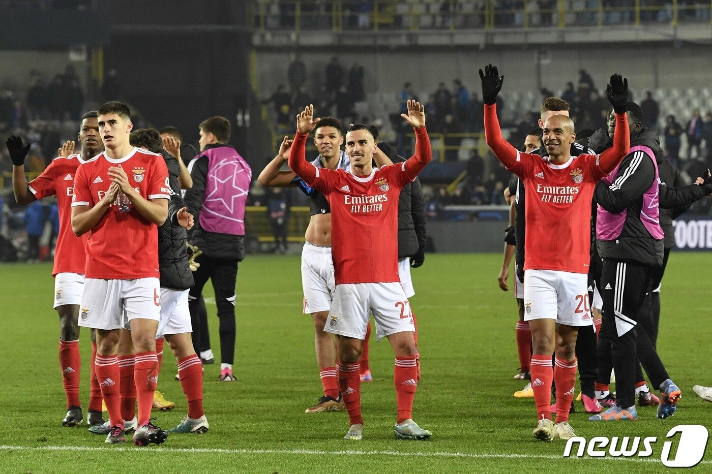 본문 이미지 - 벤피카가 브뤼헤를 2-0으로 잡았다. ⓒ AFP=뉴스1