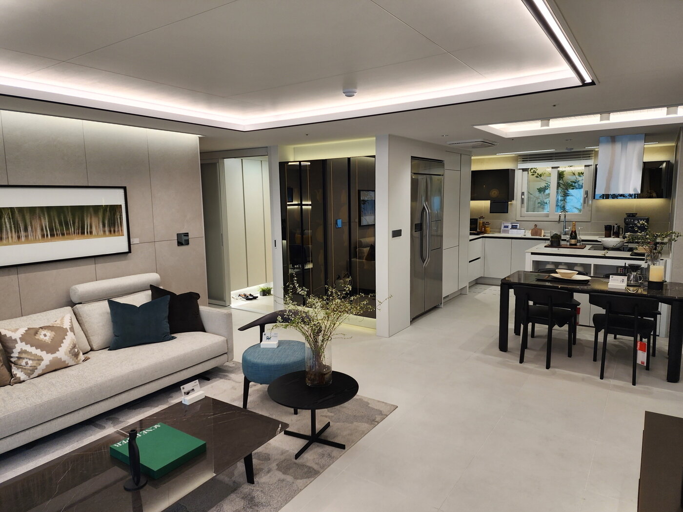 본문 이미지 - 영등포자이 디그니티 84㎡A 거실(GS건설).