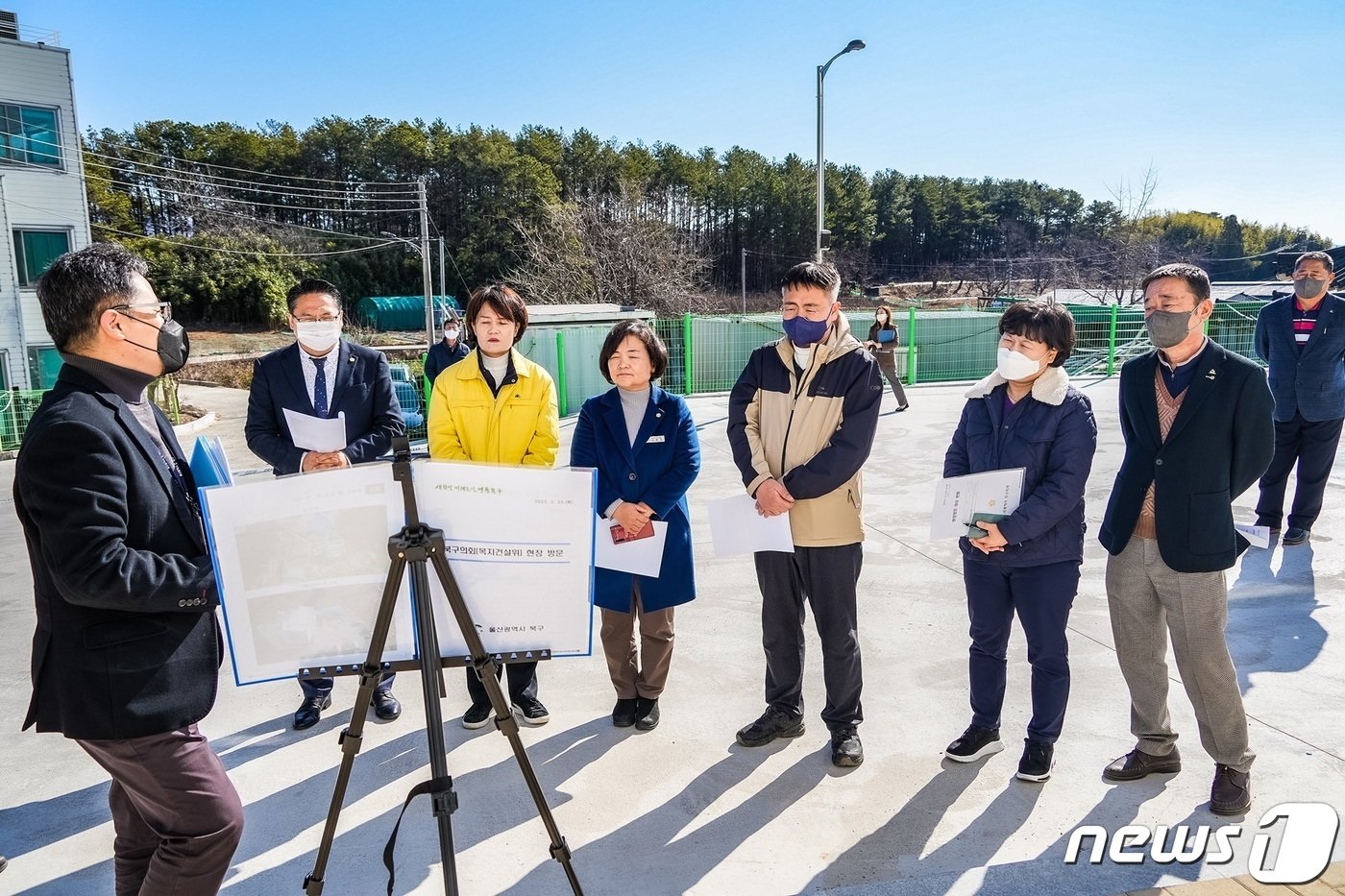 울산 북구의회 복지건설위원회는 23일 달천동 농공단지에 신축된 북구장애인보호작업장 현장을 찾았다.