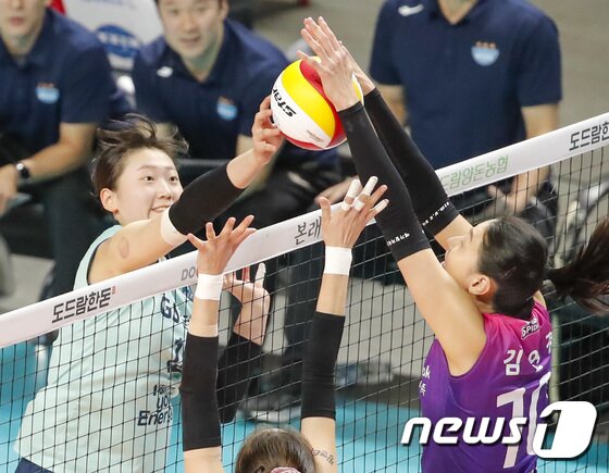 GS칼텍스 역전승 이끈 권민지 Gs칼텍스 역전승 이끈 권민지