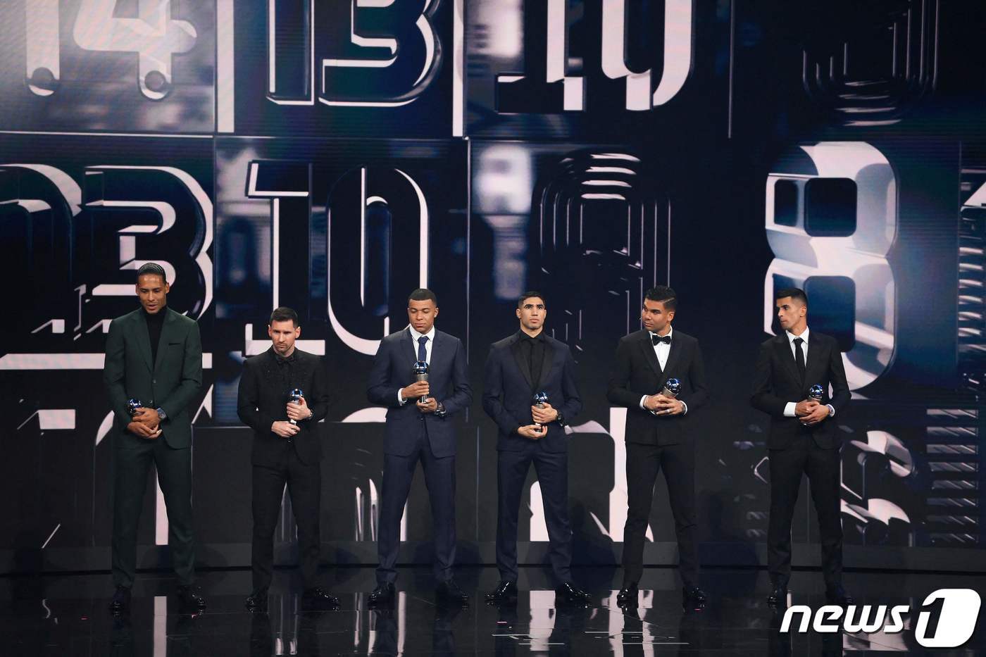 본문 이미지 - FIFA 풋볼 어워즈 수상자들 ⓒ AFP=뉴스1