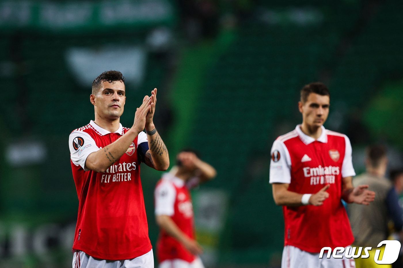 본문 이미지 - 스포르팅 리스본서 무승부를 기록한 아스널. ⓒ AFP=뉴스1