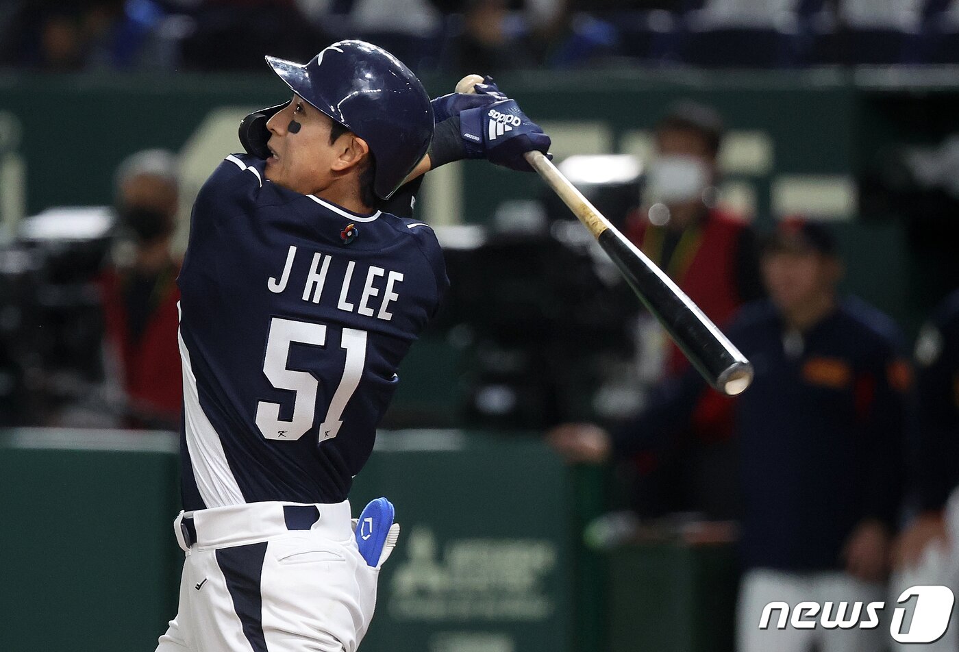 본문 이미지 - 야구 대표팀 이정후. ⓒ 뉴스1 김진환 기자