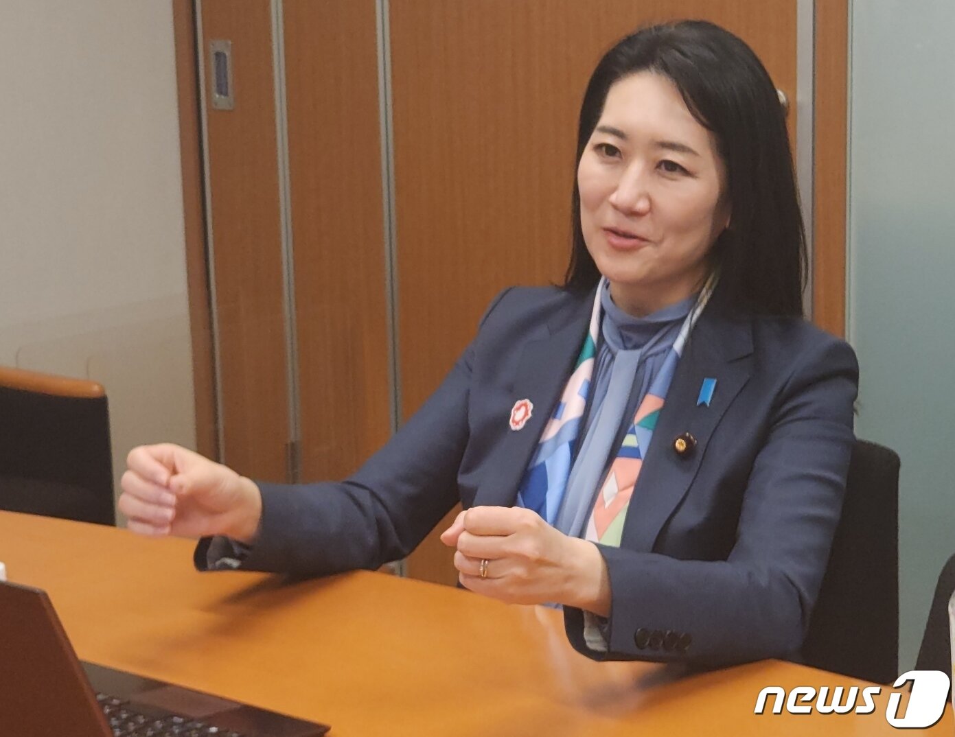 본문 이미지 - 마쓰카와 루이 일본 자민당 참의원 의원. 2023.03.15/뉴스1ⓒ News1 노민호 기자