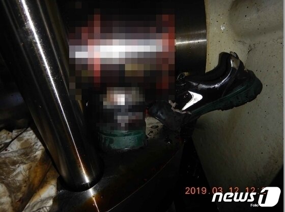 본문 이미지 - 사고 당시 현장 사진(이상국씨 제공) ⓒ 뉴스1 