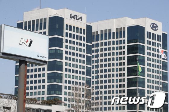 서울 서초구 양재동 현대자동차, 기아 본사 빌딩 모습. 2023.3.2/뉴스1 © News1 임세영 기자