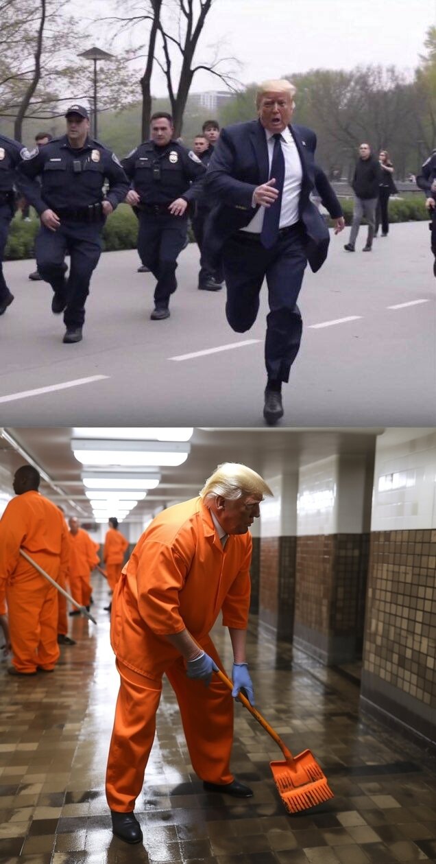 본문 이미지 - 텍스트를 이미지로 생성해 주는 AI '미드저니(Midjourney)를 이용해 만들어낸 가짜 사진들. (트위터)