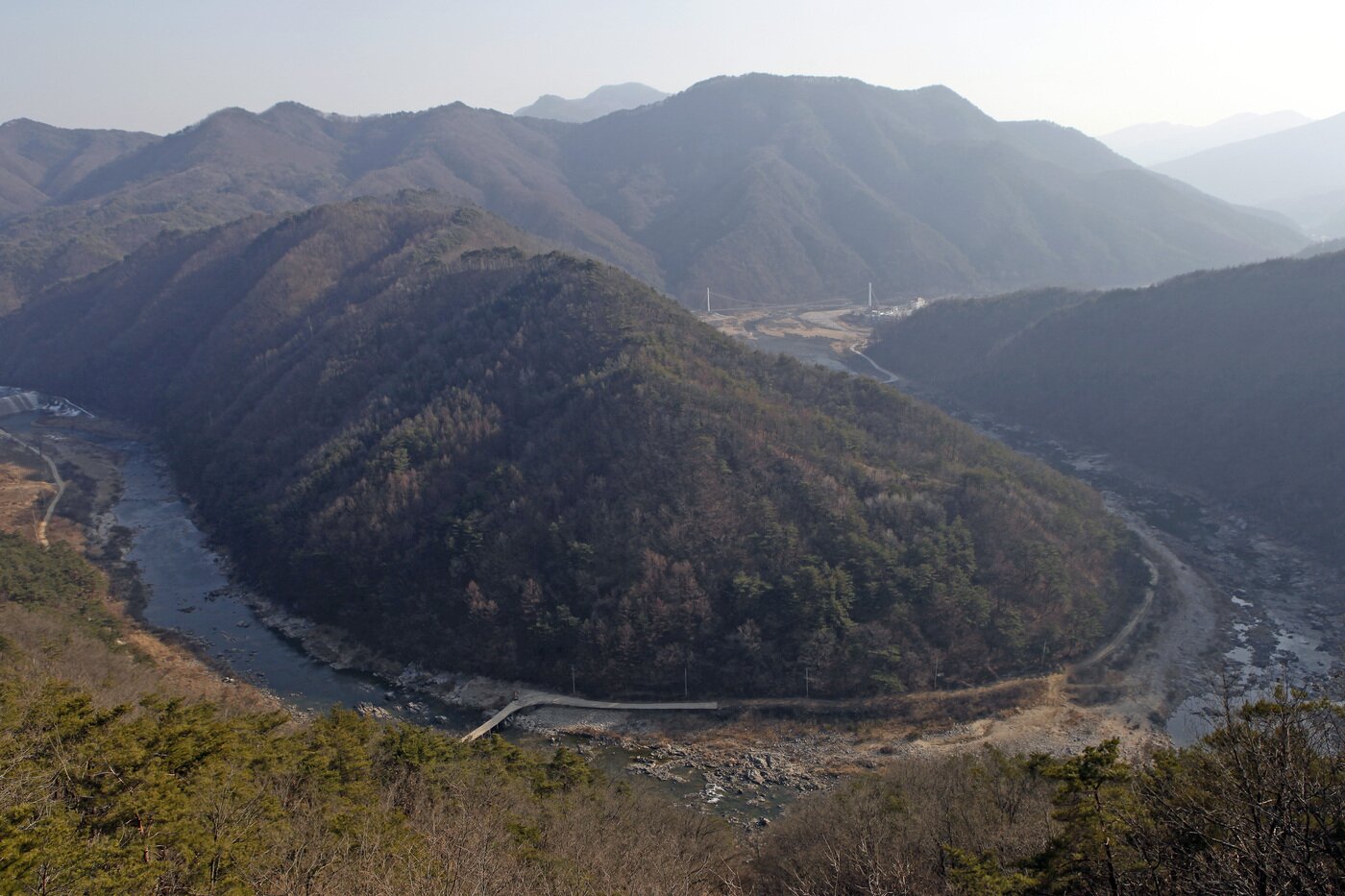 범바위전망대에서 본 낙동강 물돌이 풍경&#40;한국관광공사 제공&#41;