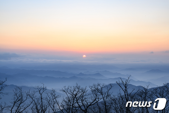 강원 정선 가리왕산 케이블카에서 바라본 풍경. (뉴스1 DB)