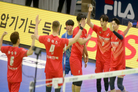 '타이스-임성진 쌍포' 한전, PO 2차전서 현대캐피탈 제압…끝까지 간다