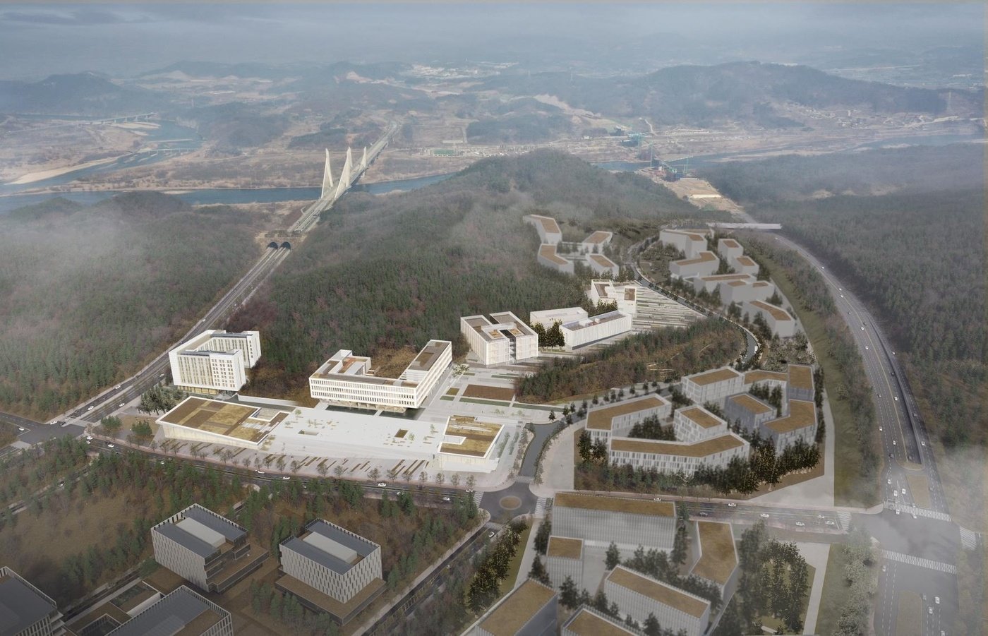 본문 이미지 - 세종공동캠퍼스 행복기숙사 조감도. (행정중심복합도시 건설청) / 뉴스1