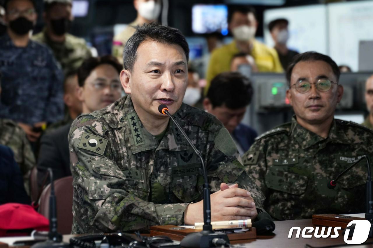 본문 이미지 - 김승겸 합동참모본부 의장. (합동참모본부 제공) 2023.3.29/뉴스1