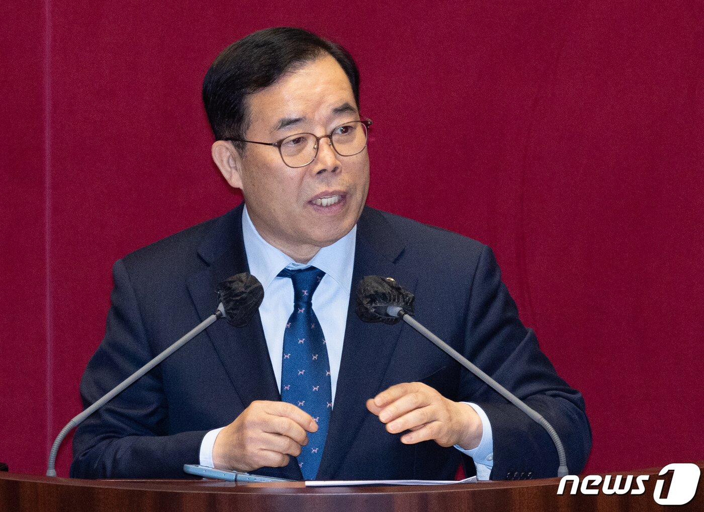 본문 이미지 - 박성중 국회 과학기술정보방송통신위원회 국민의힘 간사. 2023.3.30/뉴스1 ⓒ News1 이재명 기자