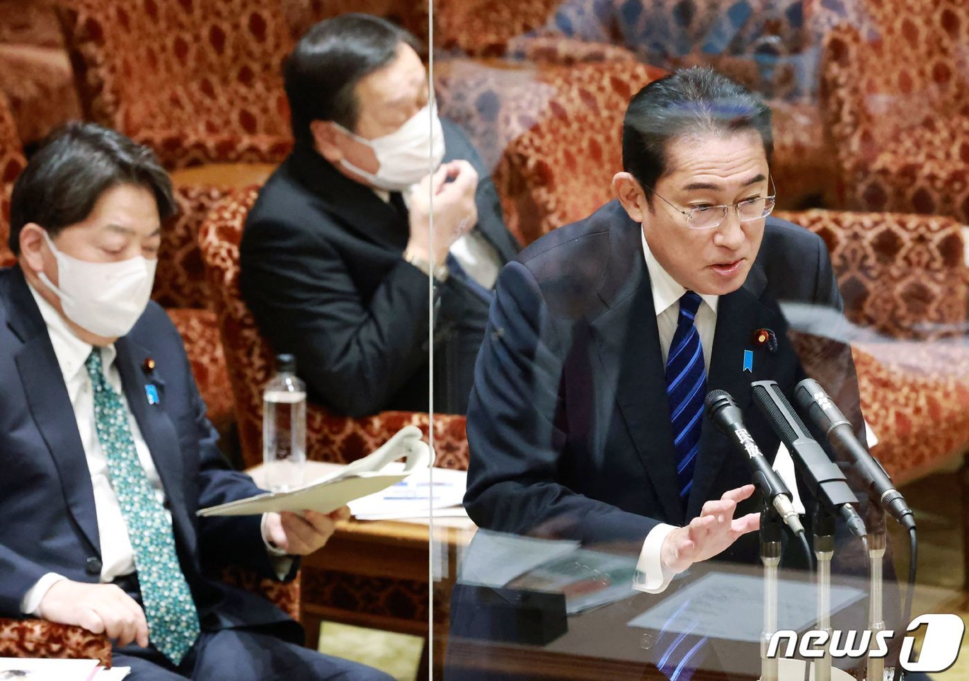 의회에서 발언하는 기시다 후미오 일본 총리 ⓒ AFP=뉴스1 ⓒ News1 우동명 기자