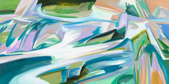  정진아_산(Mountains), _Acrylic on canvas_97x194cm_2023 (프람프트 프로젝트 제공)