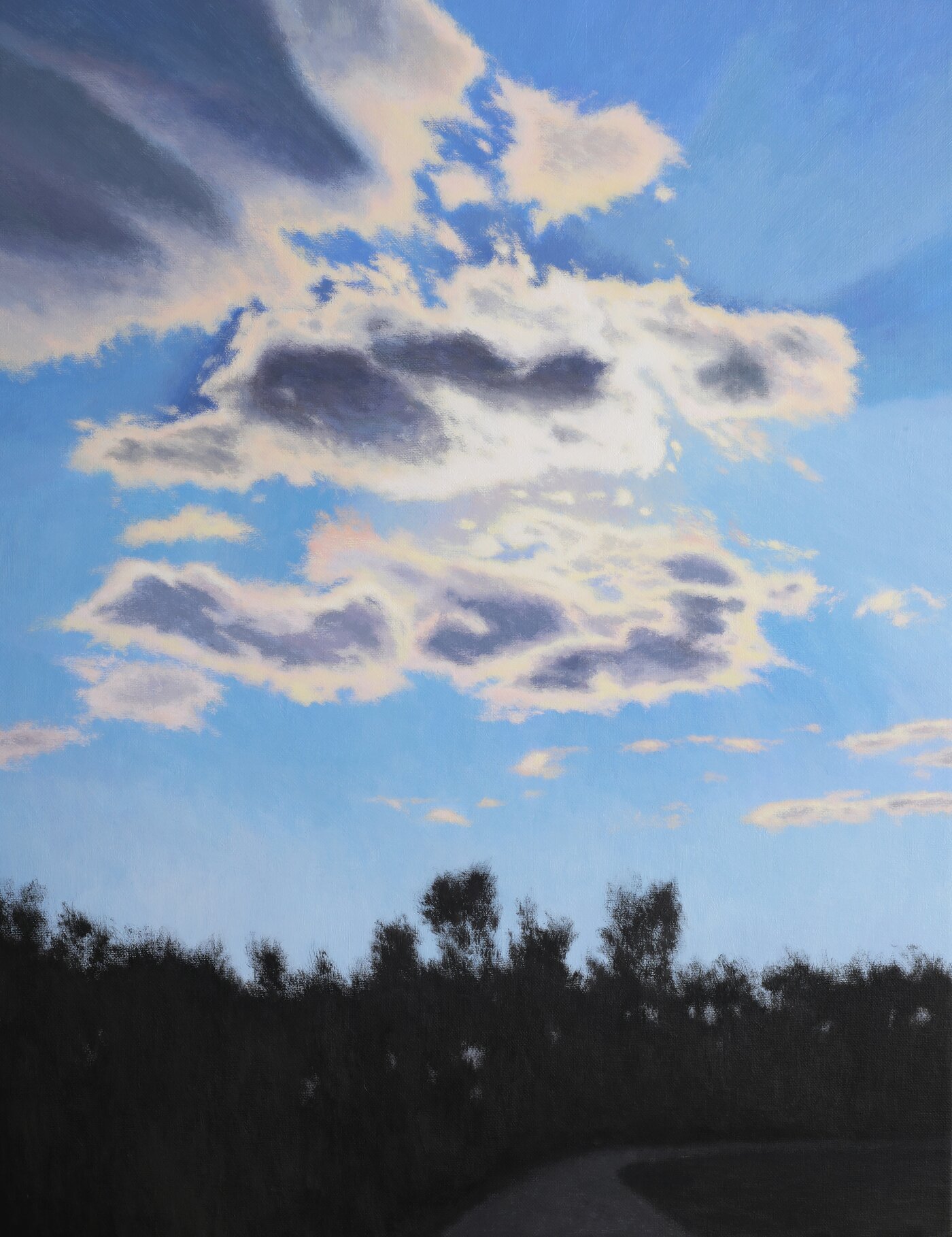 본문 이미지 -  황현승作, Untitled, 2021, Colour on Canvas, 53.0x40.9cm (아트비프로젝트 제공)