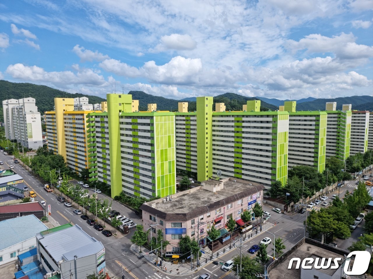 본문 이미지 - '1만원 임대주택' 공급대상인 화순읍 신기리 부영6차 아파트.ⓒ News1