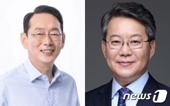 본문 이미지 -  김도읍 국민의힘 국회의원, 변성완 더불어민주당 북강서을 지역위원장