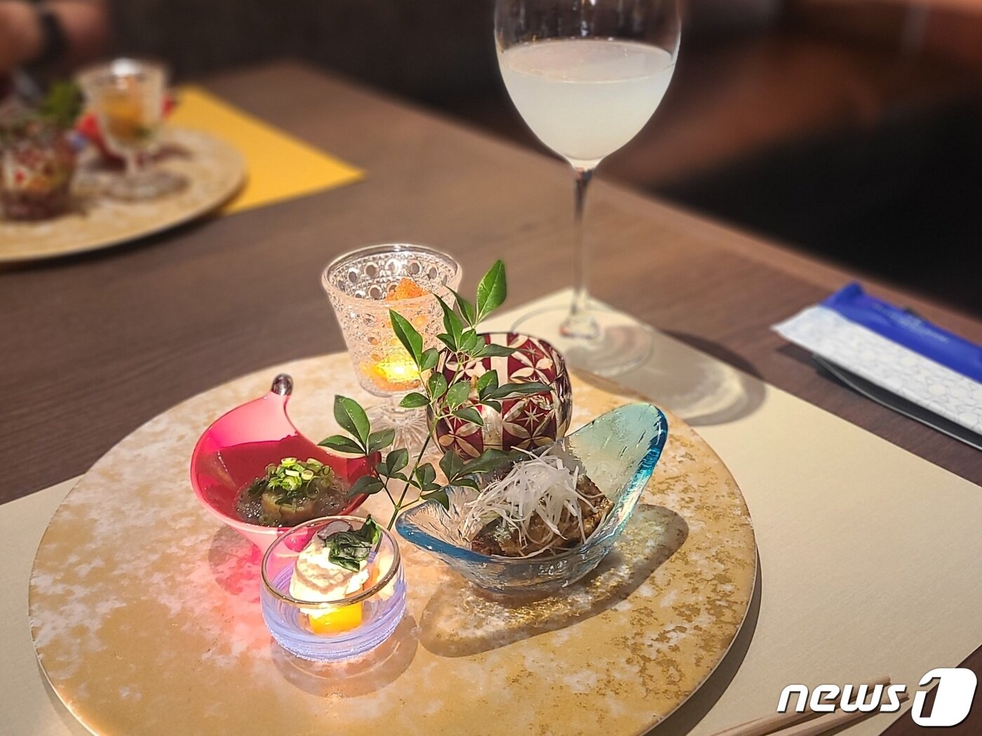 본문 이미지 - 카나자와 코스 중 전채 요리 ⓒ News1
