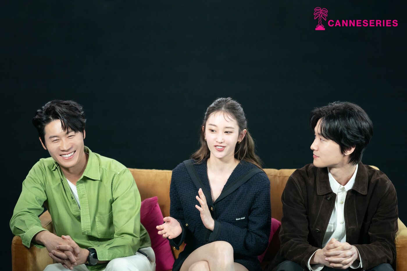 본문 이미지 - '몸값'에 출연한 배우 진선규, 전종서, 장률(왼쪽부터, 티빙 제공)