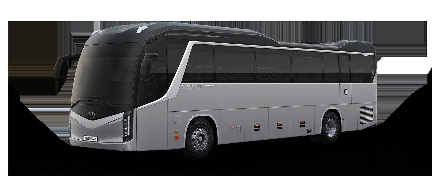 본문 이미지 - 그랜버드 슈퍼 프리미엄 전측면(기아 제공)