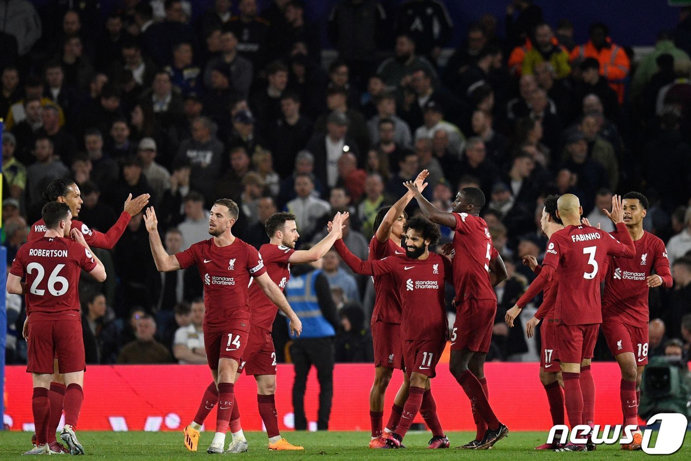 본문 이미지 - 리즈 유나이티드를 꺾은 리버풀 ⓒ AFP=뉴스1