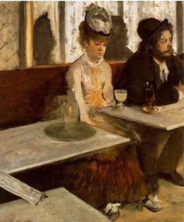 본문 이미지 -  에드가 드가, 압생트 한 잔, 1876년, 파리 오르세 미술관