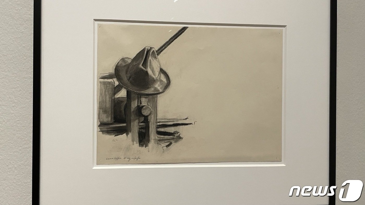 본문 이미지 -  에드워드 호퍼의 습작. 2023.4.19/뉴스1 ⓒ 뉴스1 김일창 기자