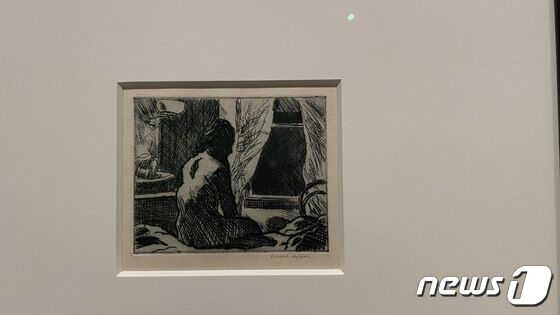 에드워드 호퍼의 에칭 작품. 2023.4.19/뉴스1 © 뉴스1 김일창 기자