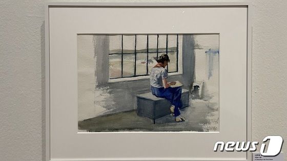  에드워드 호퍼의 수채화 작품. 2023.4.19/뉴스1 © 뉴스1 김일창 기자