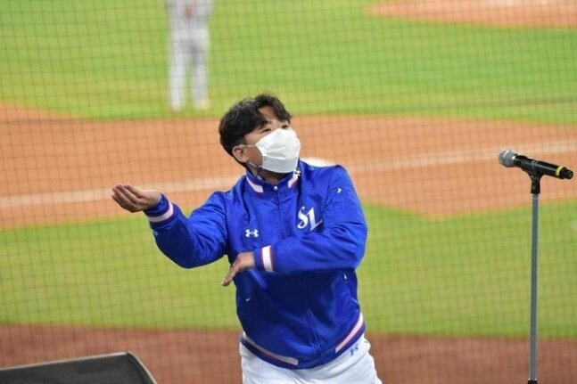 본문 이미지 - 김상헌 삼성 응원단장.(김상헌 단장 제공)