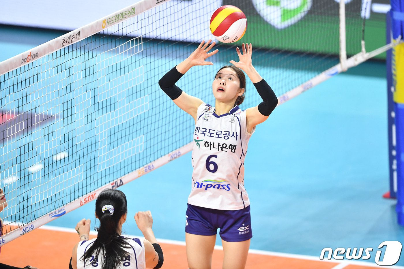 본문 이미지 - 도로공사 세터 이윤정. (KOVO 제공)