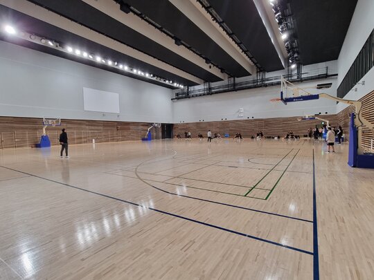 본문 이미지 - 아리아케 아레나 보조 체육관.(WKBL 제공)