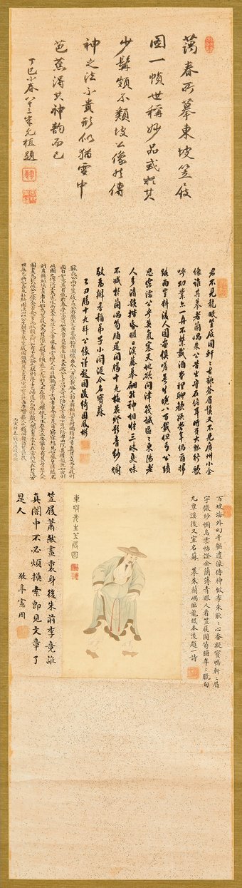 본문 이미지 - 신명연의 '동파입극도'. (국립광주박물관 제공) 