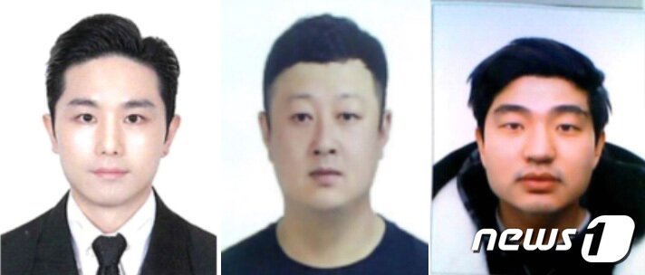 본문 이미지 - 강남 주택가에서 40대 여성을 납치해 살해하고 시신을 유기한 혐의로 구속된 피의자 이경우(35·왼쪽부터)·황대한(35)·연지호(29)의 신상정보가 5일 공개됐다.  (서울경찰청 제공) 2023.4.5/뉴스1