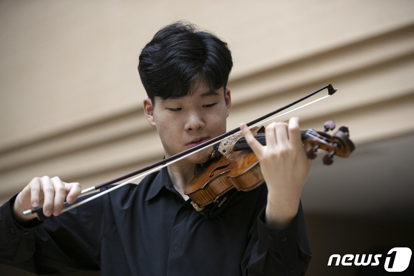 본문 이미지 - 바이올리니스트 공민배군. 2023.4.5/뉴스1 ⓒ News1 이승배 기자