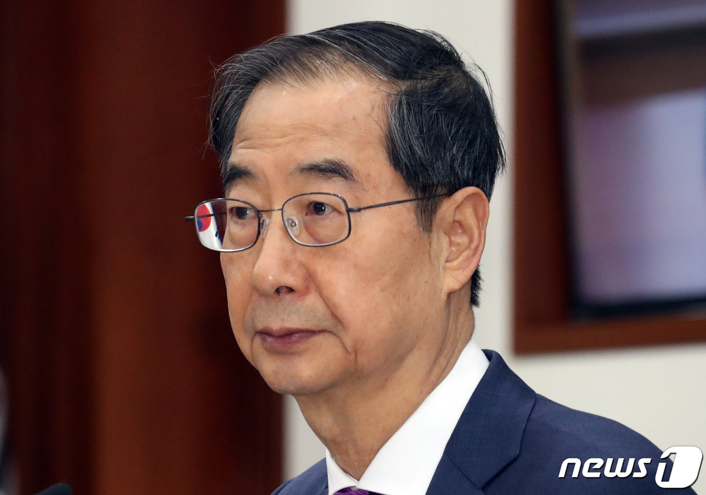 (서울=뉴스1) 김명섭 기자 = 한덕수 국무총리가 6일 오전 서울 종로구 세종대로 정부서울청사에서 열린 국정현안관계장관회의에서 모두 발언을 하고 있다. 2023.4.6/뉴스1