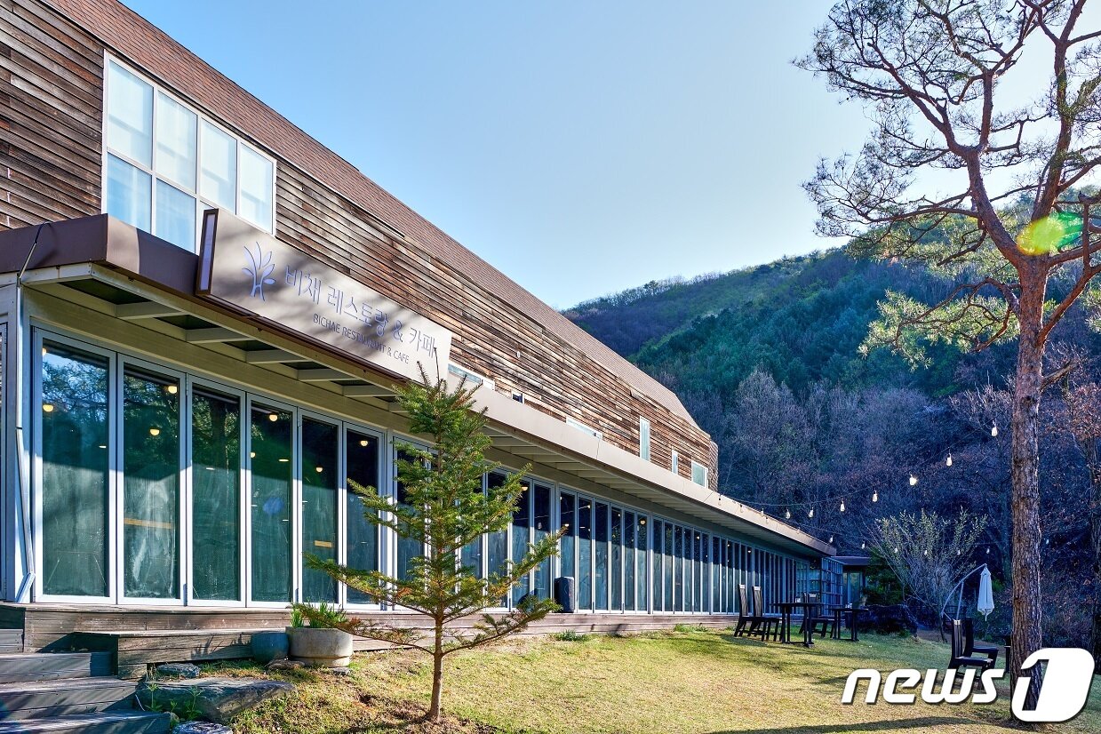 본문 이미지 - 강원 홍천 힐리언스 선마을 비채 레스토랑.(선마을 제공)/뉴스1