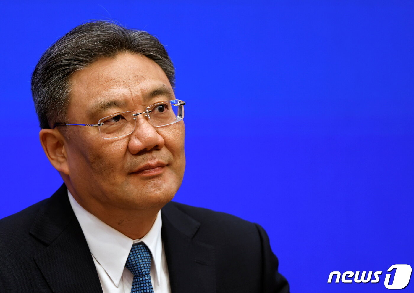 본문 이미지 - 왕원타오 중국 상무부장. 2021.02.24. ⓒ 로이터=뉴스1 ⓒ News1 정윤영 기자