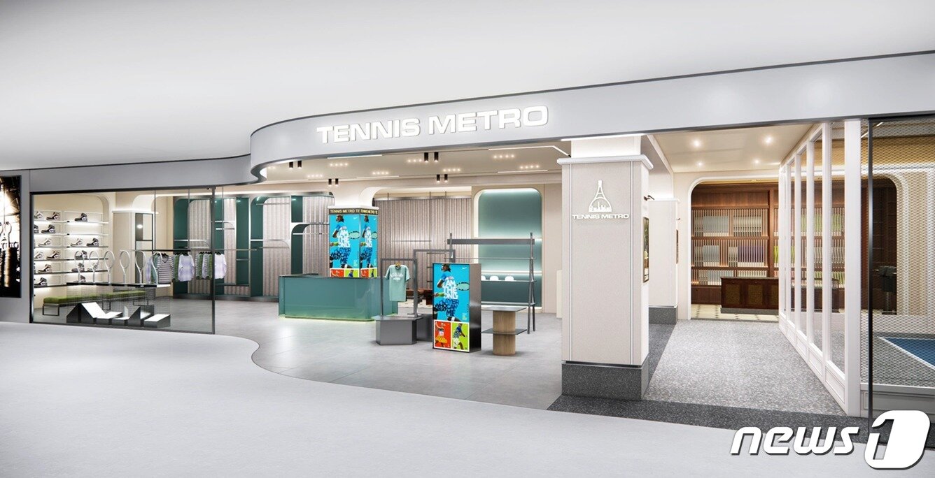 본문 이미지 - 테니스메트로 전경 시안(롯데쇼핑 제공)