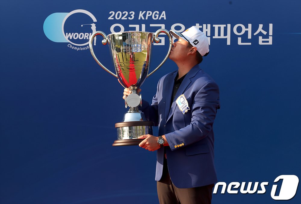 5월 열린 KPGA 코리안투어 우리금융 챔피언십에서 우승했던 임성재. &#40;KPGA 제공&#41;